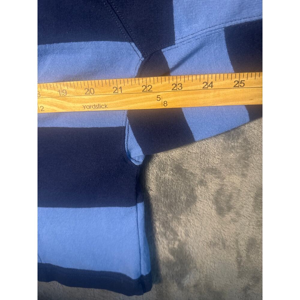 Polo Ralph Lauren Cropped Rugby Shirt Womens XL Striped Tailored Preppy Coquette - Picture 4 of 7